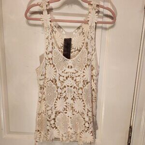Moon Collection Los Angeles crochet tank top.